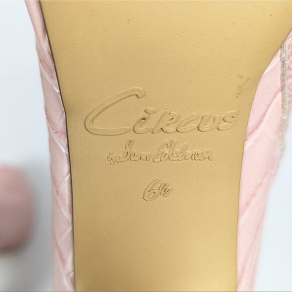 Circus By Sam Edelman Pink Crush Croc Freddie Boots Size 6.5 - Picture 9 of 10